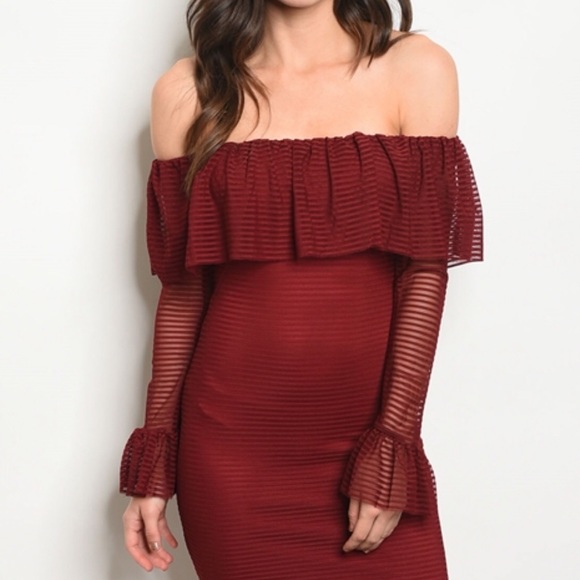 Becka Off the Shoulder Dress - Picture 3 of 4